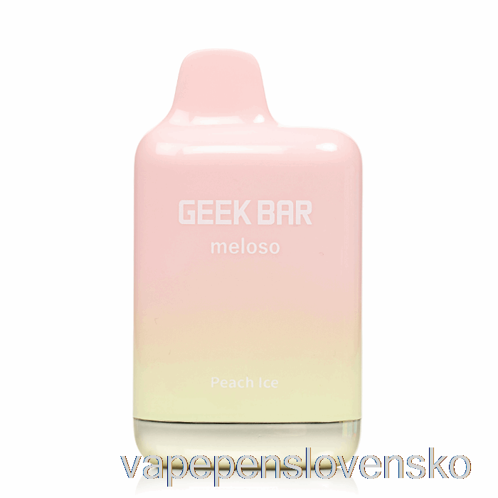 Geek Bar Meloso Max 9000 Jednorázový Broskyňový ľadový Vape Shop Bratislava